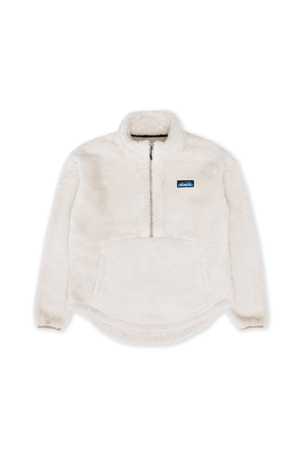 Kavu Timber Lane Womens Half Zip Fleece Moonbeam