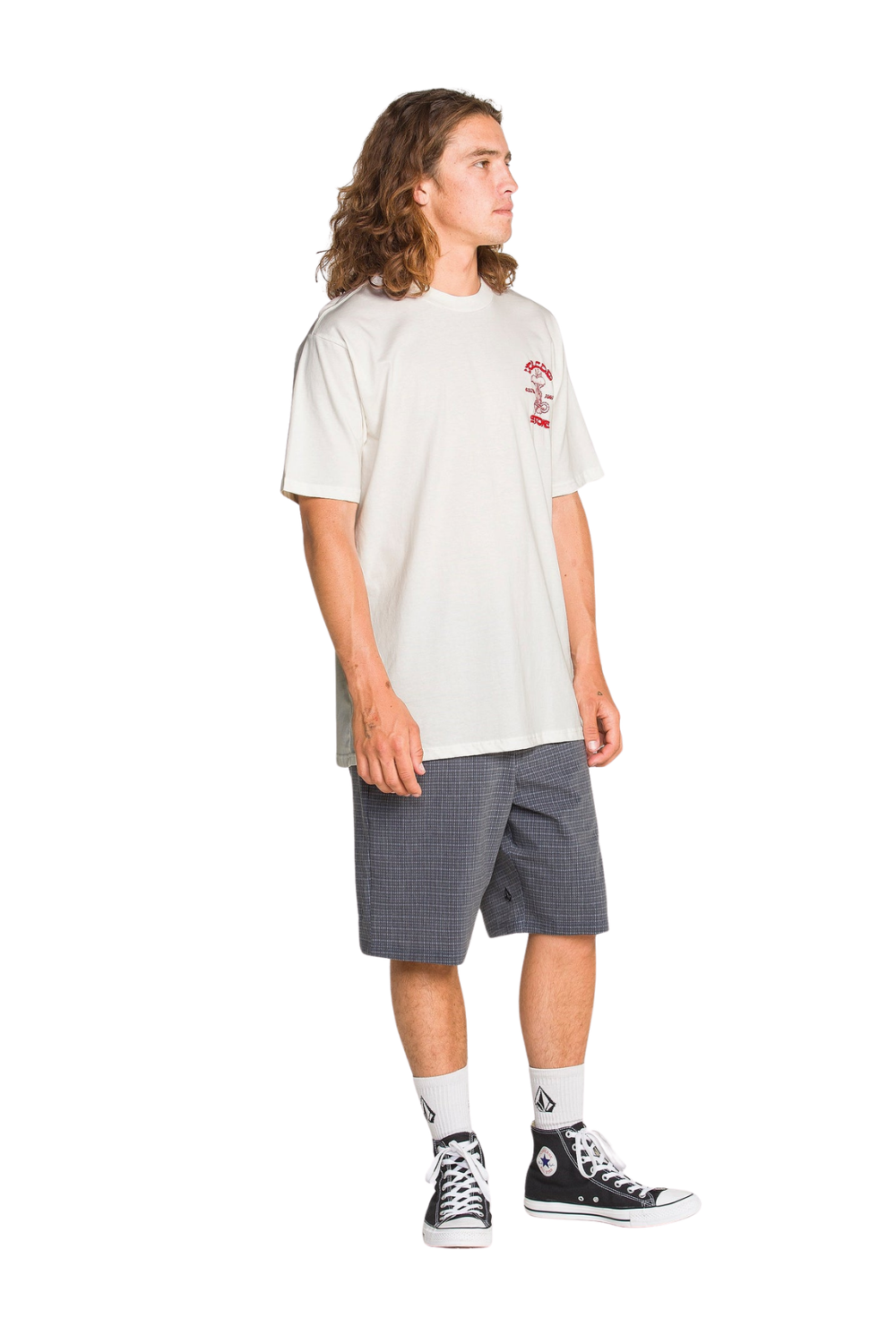 Volcom Temptations Mens T-Shirt Off White