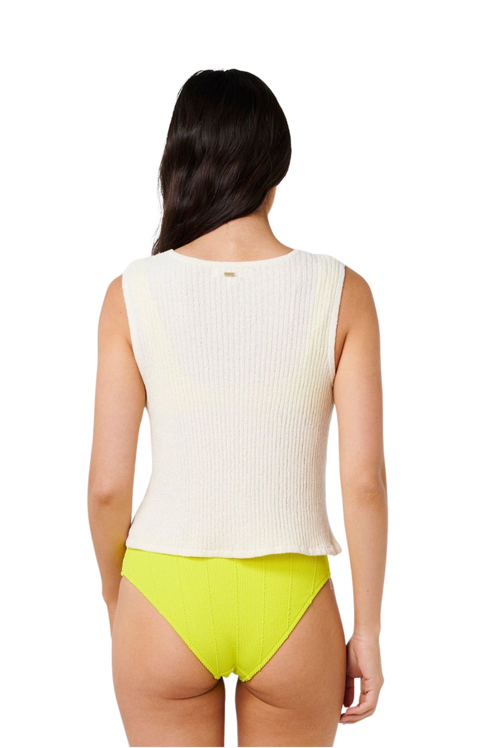 Rip Curl Catalina Island Womens Knit Vest Off White