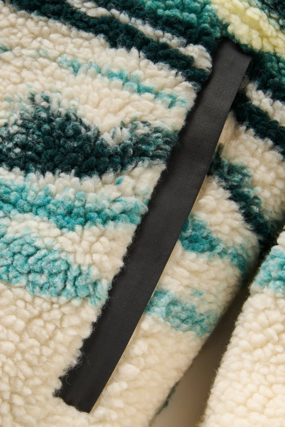 Passenger Offroad Recycled Sherpa Mens 1/2 Zip Fleece Reflection Birch