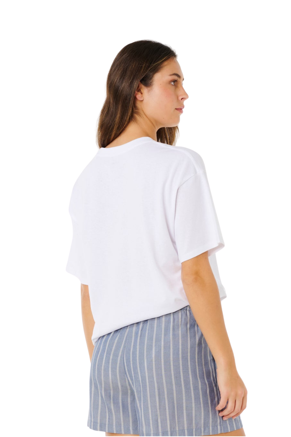 Rip Curl Poolside Heritage Womens T-Shirt Optical White