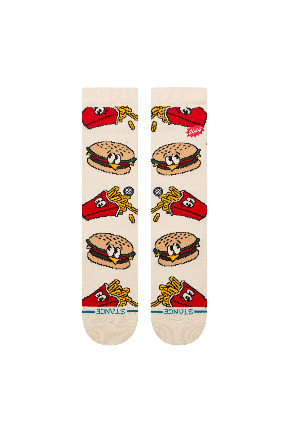 Stance Combo Meal Crew Socks Tan
