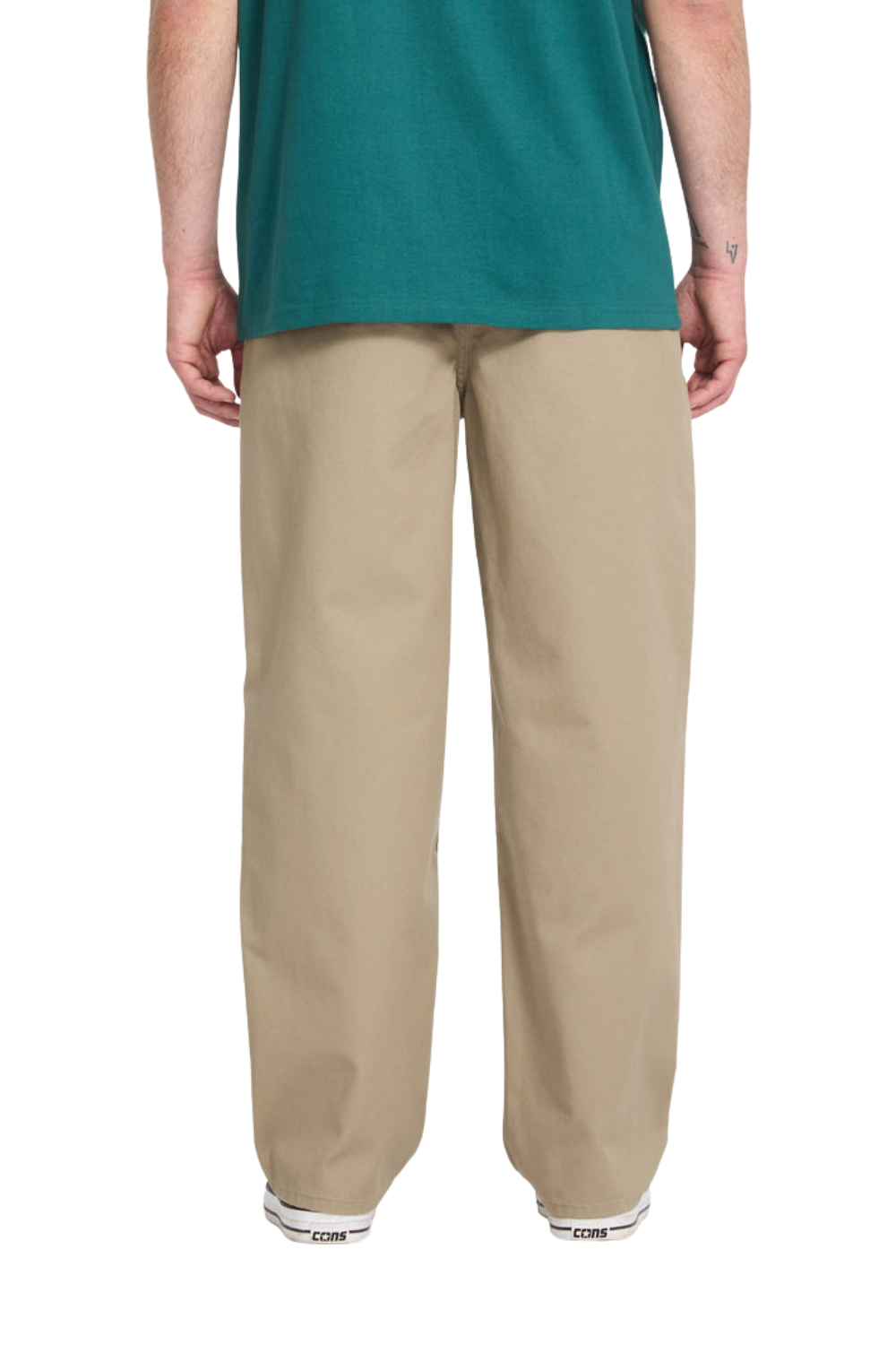 Volcom Freazy Loose Mens Elasticated Waist Trousers Khaki