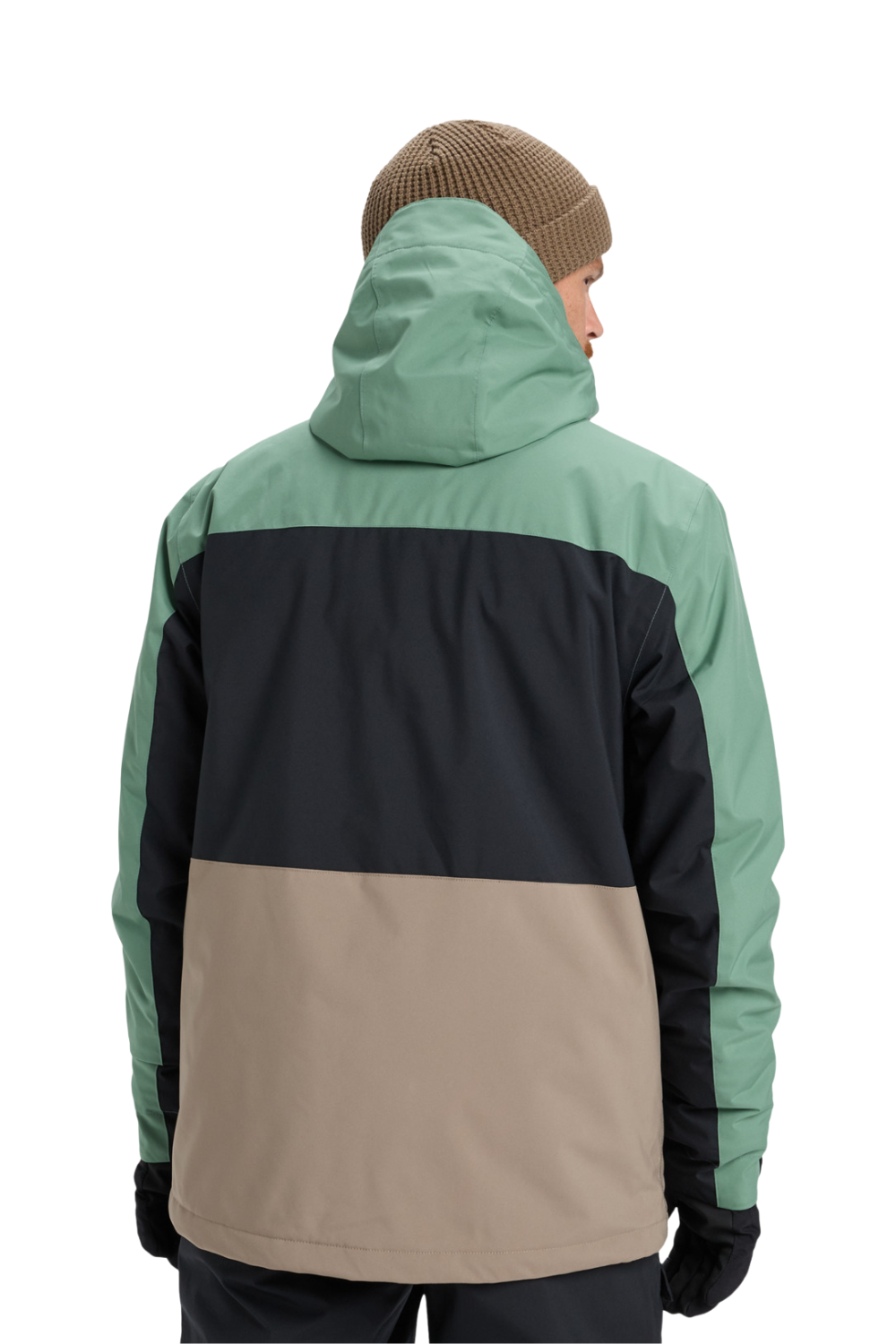 Quiksilver Mens Sycamore Block 20K Technical Snow Jacket Dark Ivy