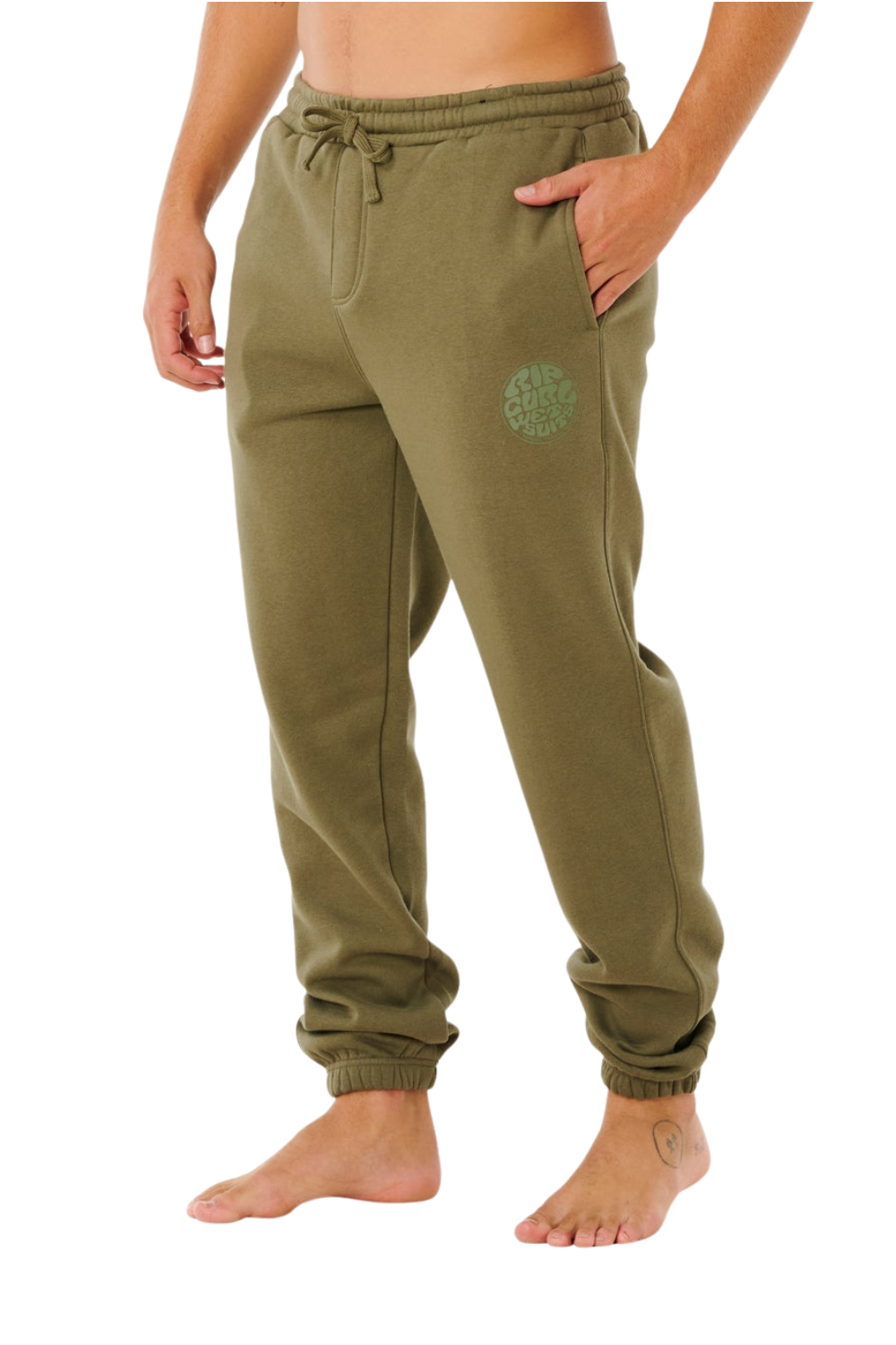 Rip Curl Icons Of Surf Mens Track Pants Surplus Green