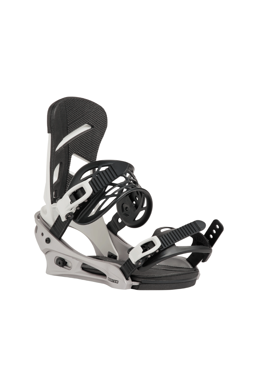 Burton Mission Re:Flex Mens Snowboard Bindings White/Silver
