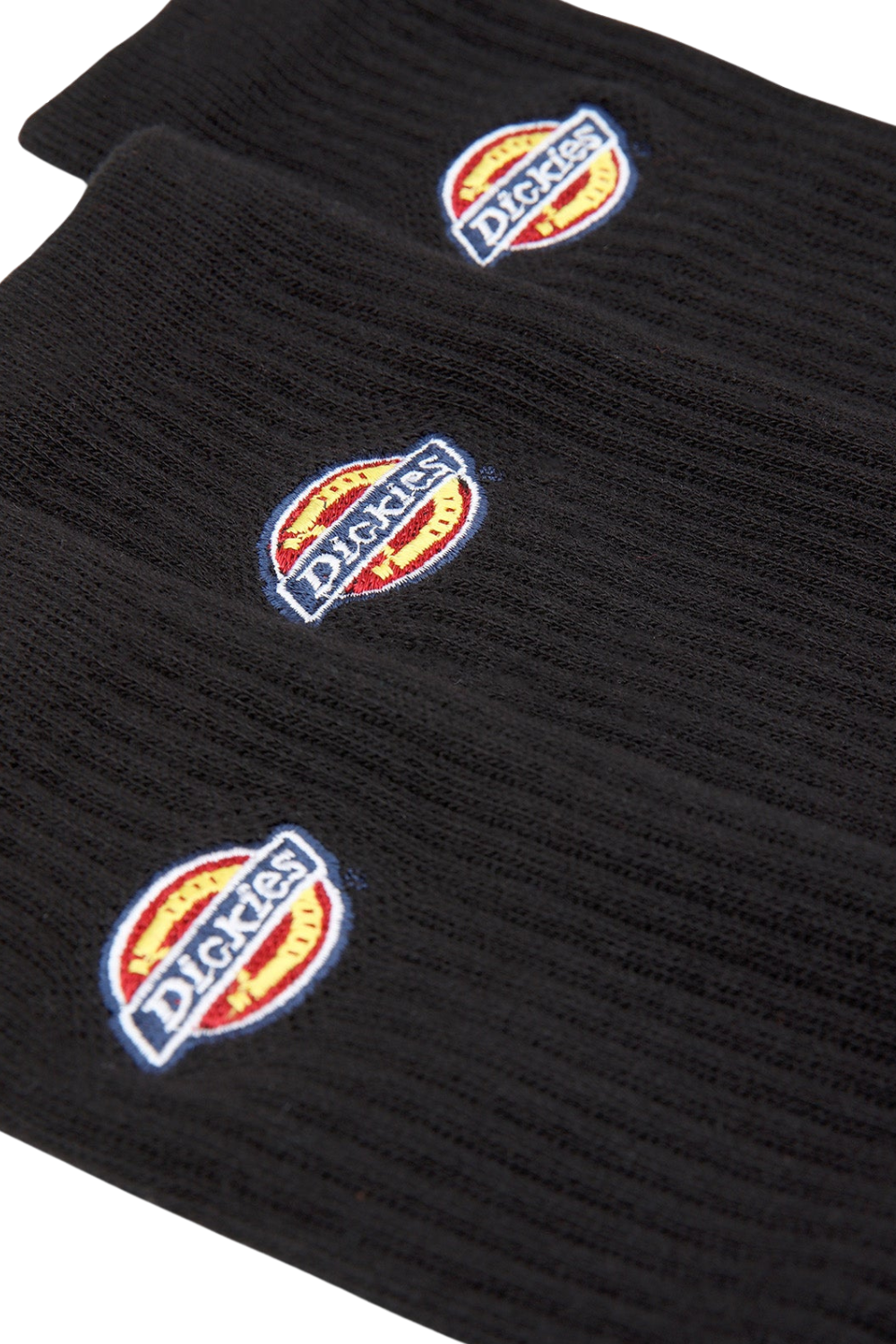 Dickies Valley Grove 3 Pack Socks Black