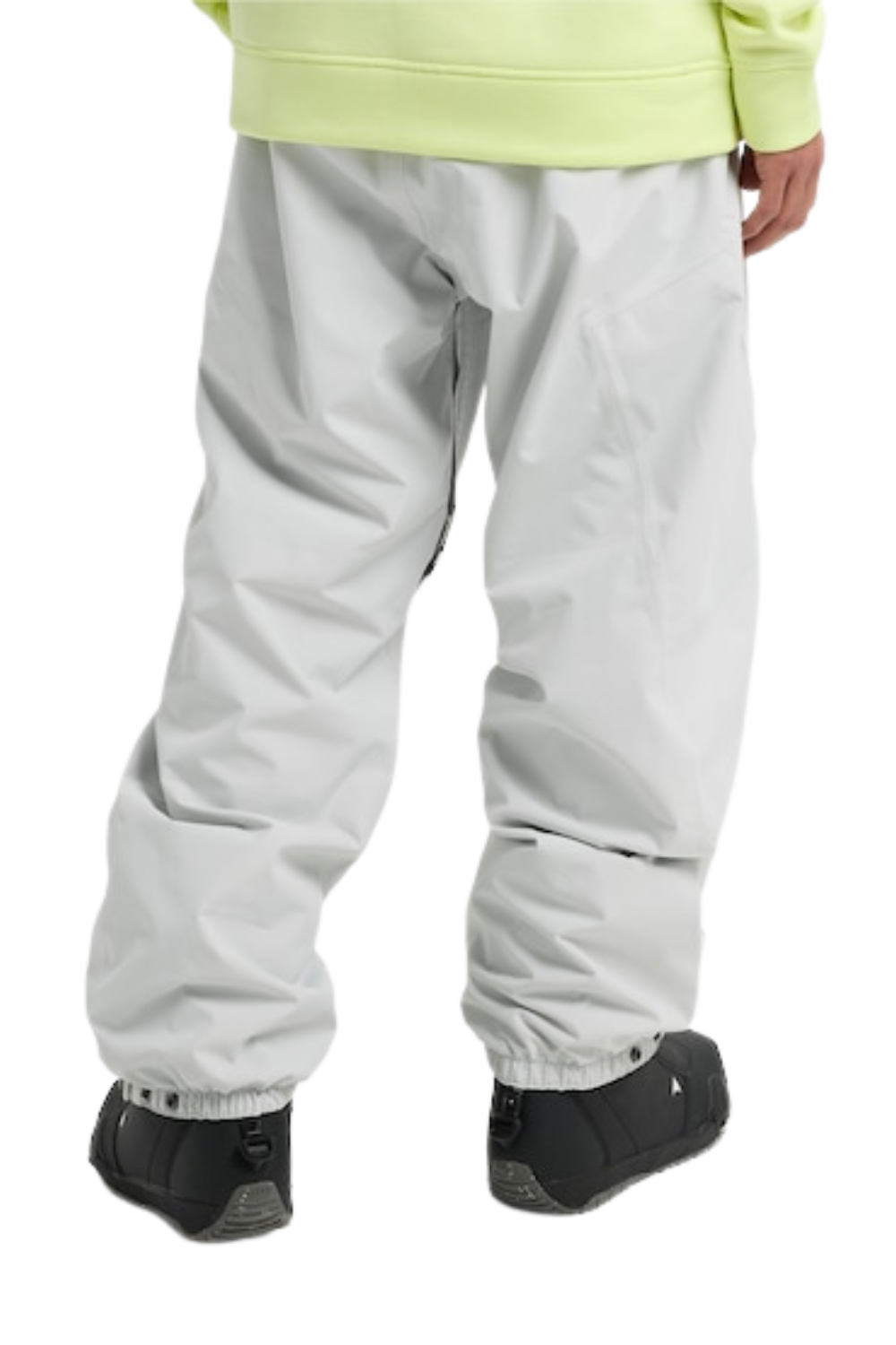 Burton Mens Reserve 2L Relaxed Snow Pants Gray Cloud
