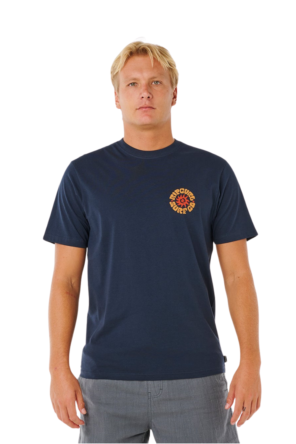 Rip Curl Pacific Rinse Circle Mens T-Shirt Dark Navy