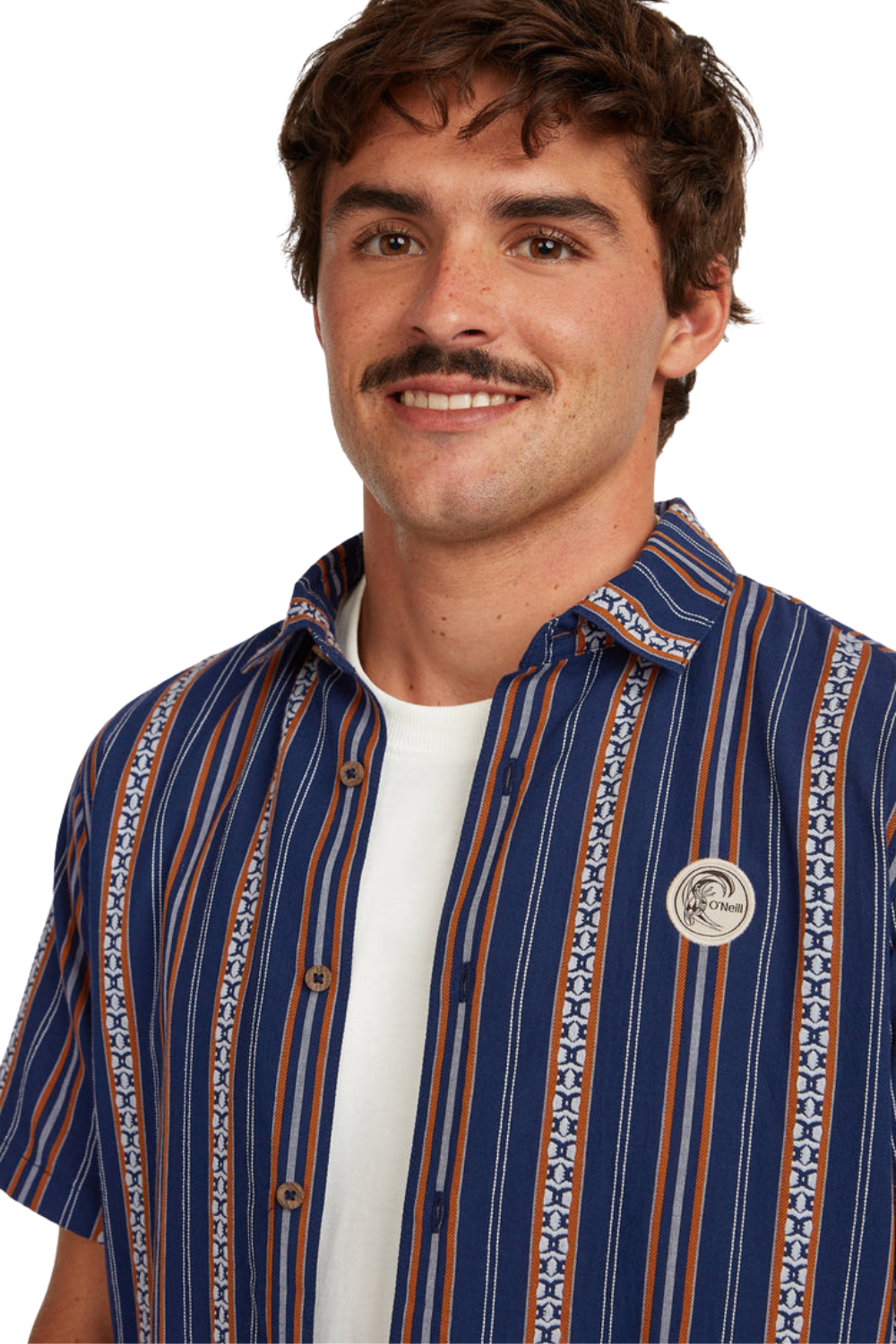 O'Neill O'Riginals Jacquard Mens Shirt Blue Originals Jstripe