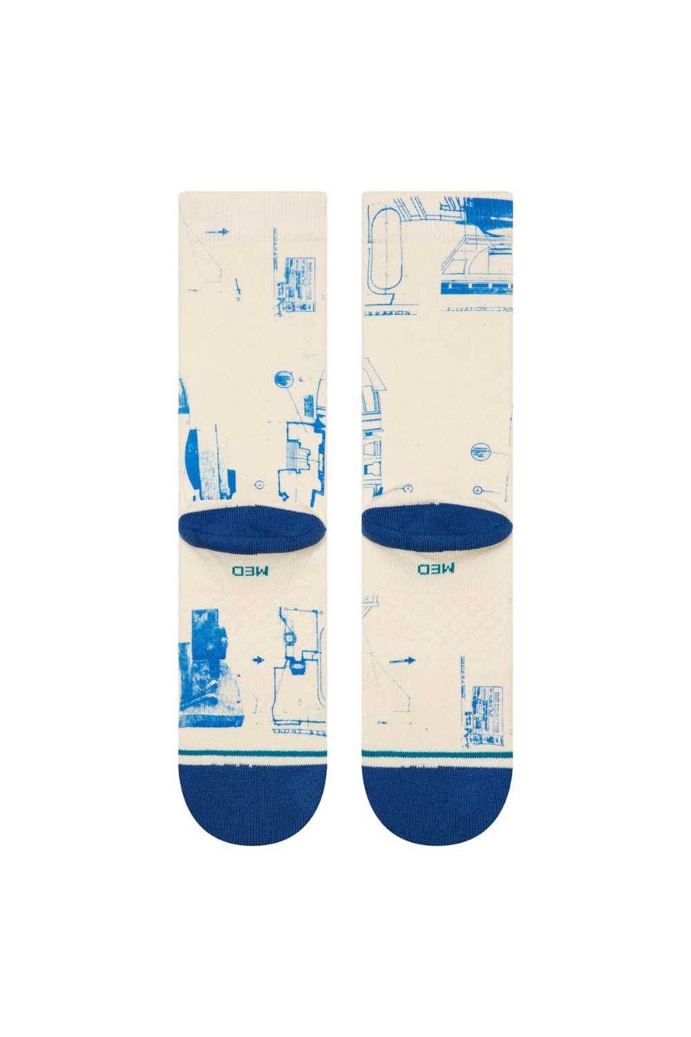 Stance Coyote Varsity Crew Socks Canvas