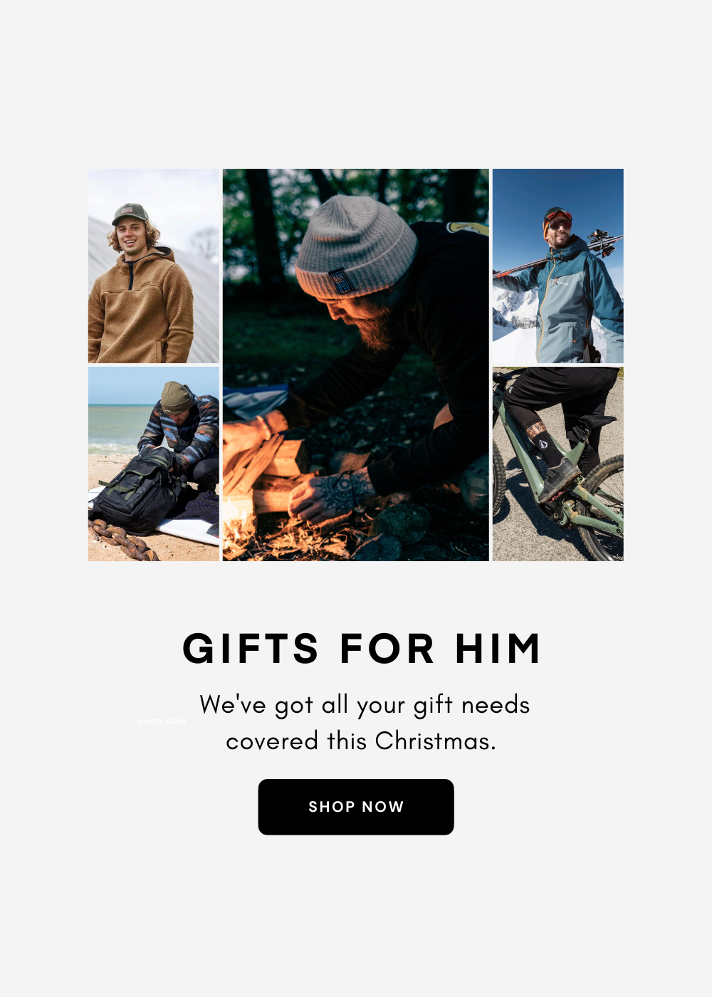 Tiki Surf Christmas Gifting mobile banner - surf gifts, surf fashion and accessories for Christmas 