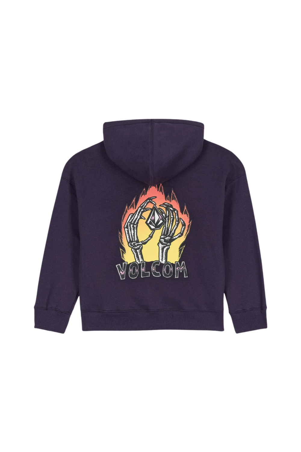 Volcom Watanite Kids Zip Up Hoodie Dark Purple