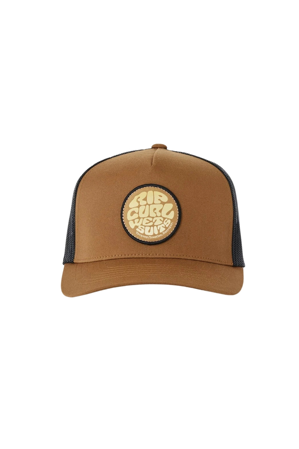 Rip Curl Wetsuit Icon Mens Trucker Cap Mustard Gold