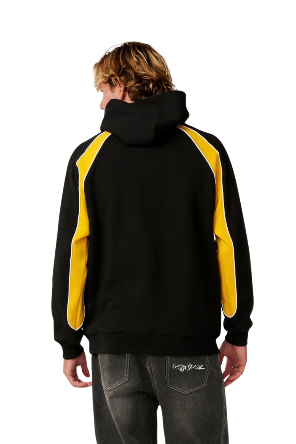 Rip Curl Archive Panel Ride Mens Hoodie Black