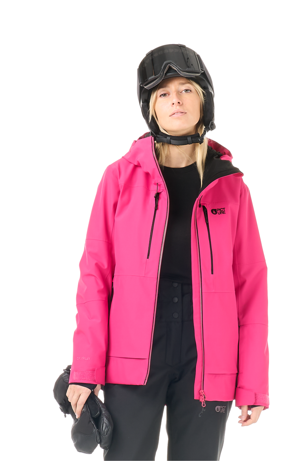 Picture Exa Womens Ski & Snowboard Jacket Beetroot Powder