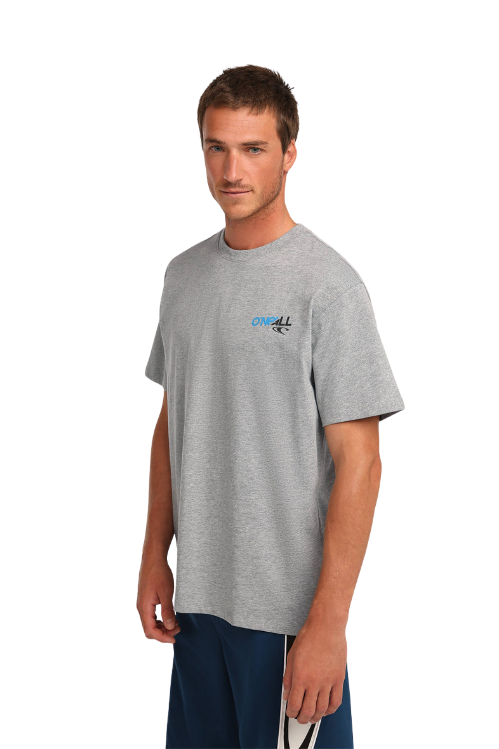 O'Neill Essentials 90'S Mens Graphic T-Shirt Silver Melee