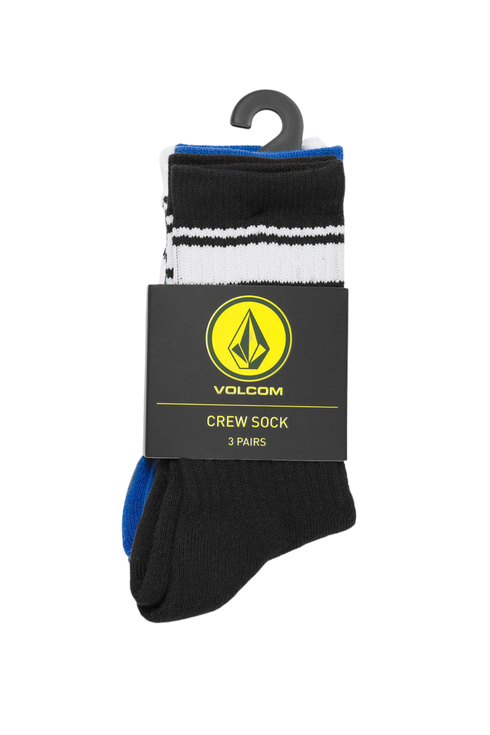 Volcom Kids Full Stone 3 Pack Socks Multi