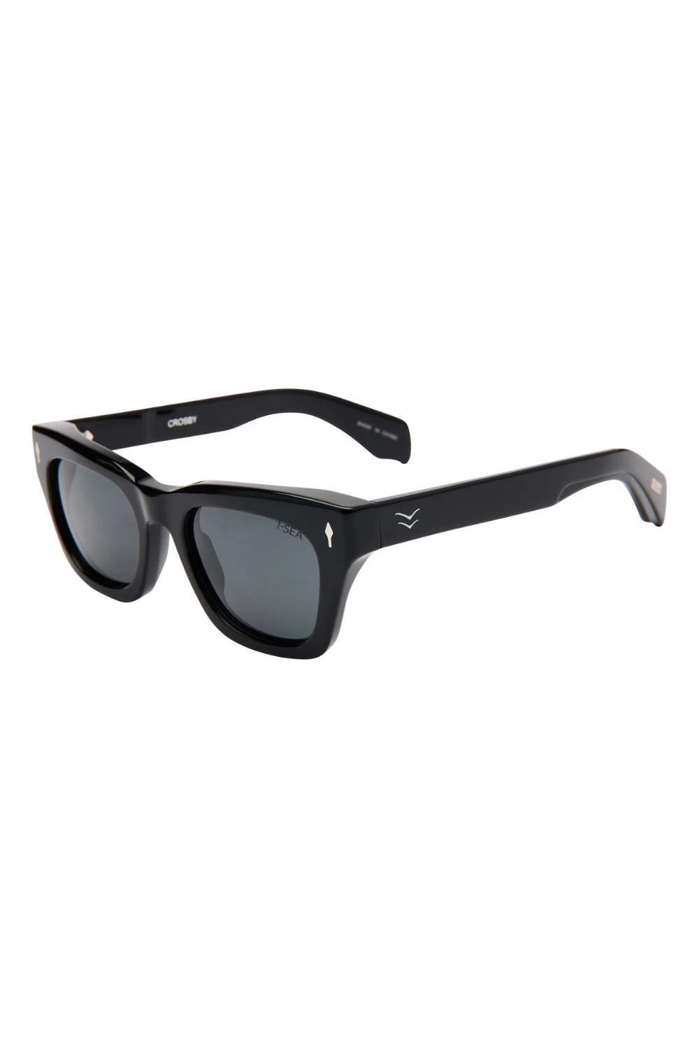 I-Sea Crosby Sunglasses Black/Smoke Polarised Lens