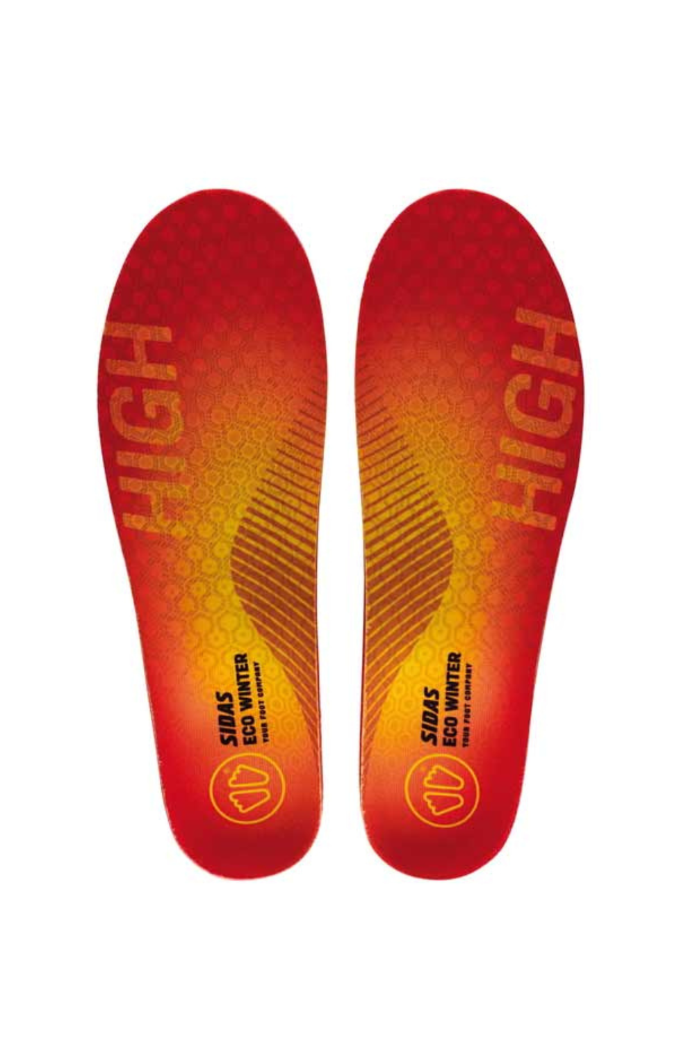 Sidas 3Feet Eco Winter High Arch Insoles Orange