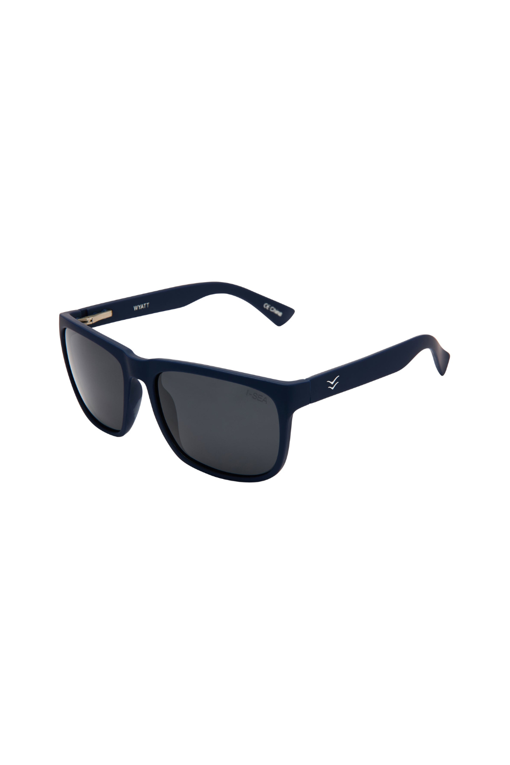I-Sea Wyatt Sunglasses Black / Smoke Polarized Lens