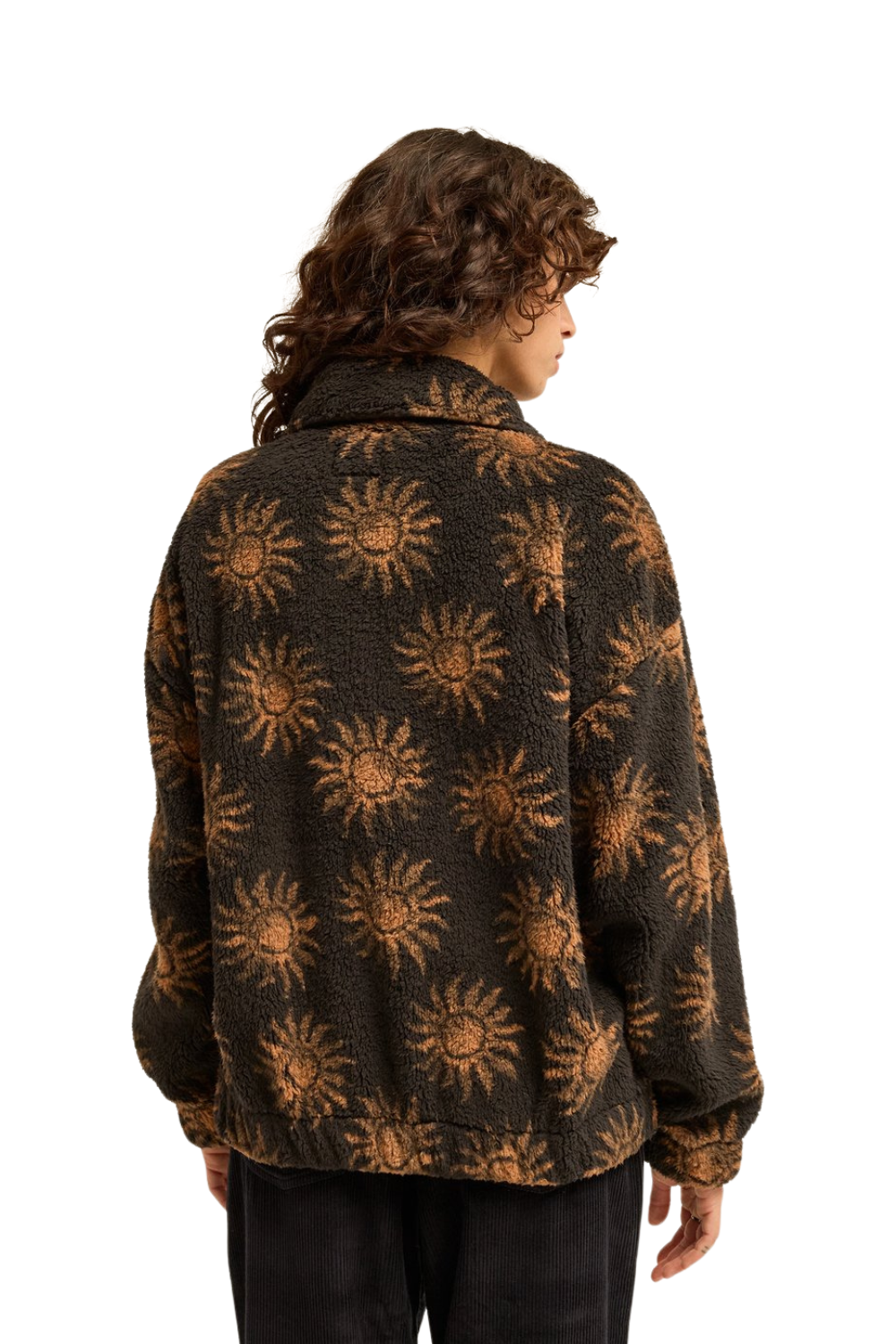 Billabong First Light Womens Half Zip Fleece Black Sands