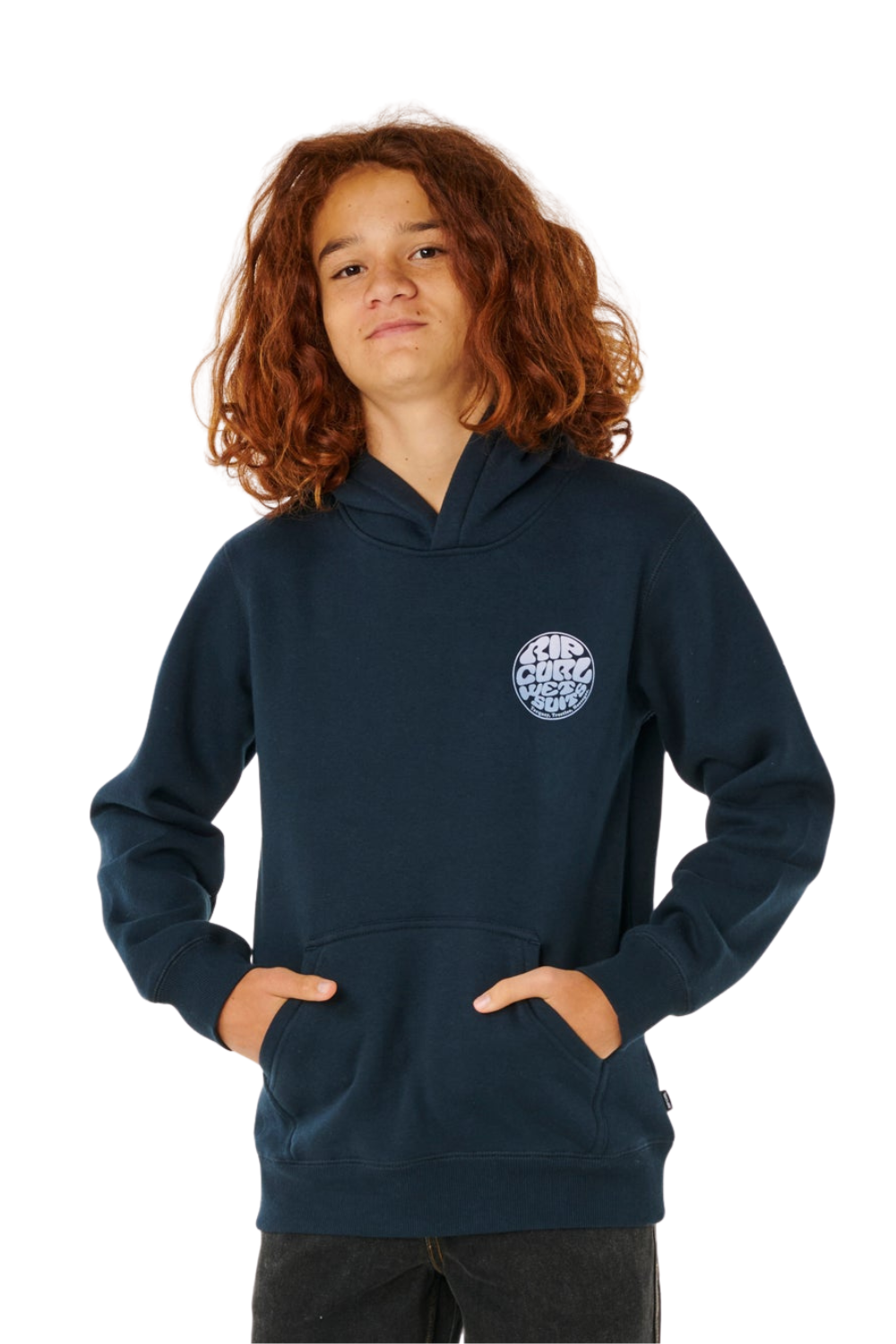Rip Curl Wetsuit Icon Kids Hoodie Navy/White