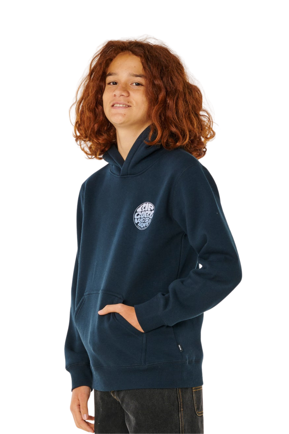 Rip Curl Wetsuit Icon Kids Hoodie Navy/White