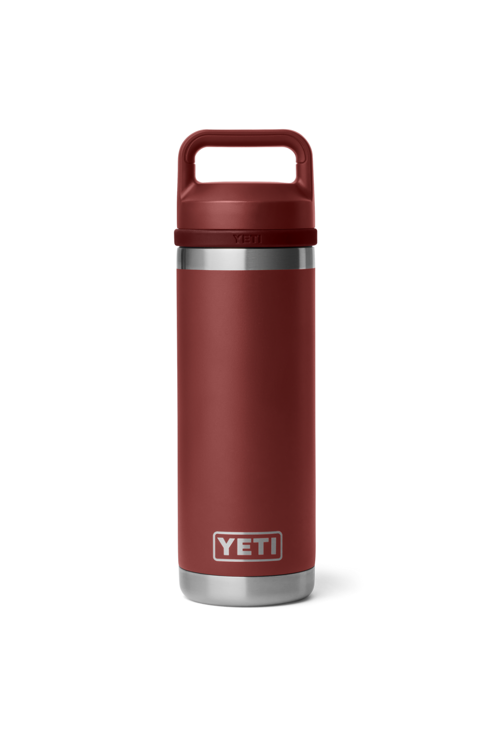 Yeti Rambler 18 Oz Bottle With Chug Cap Stag Red