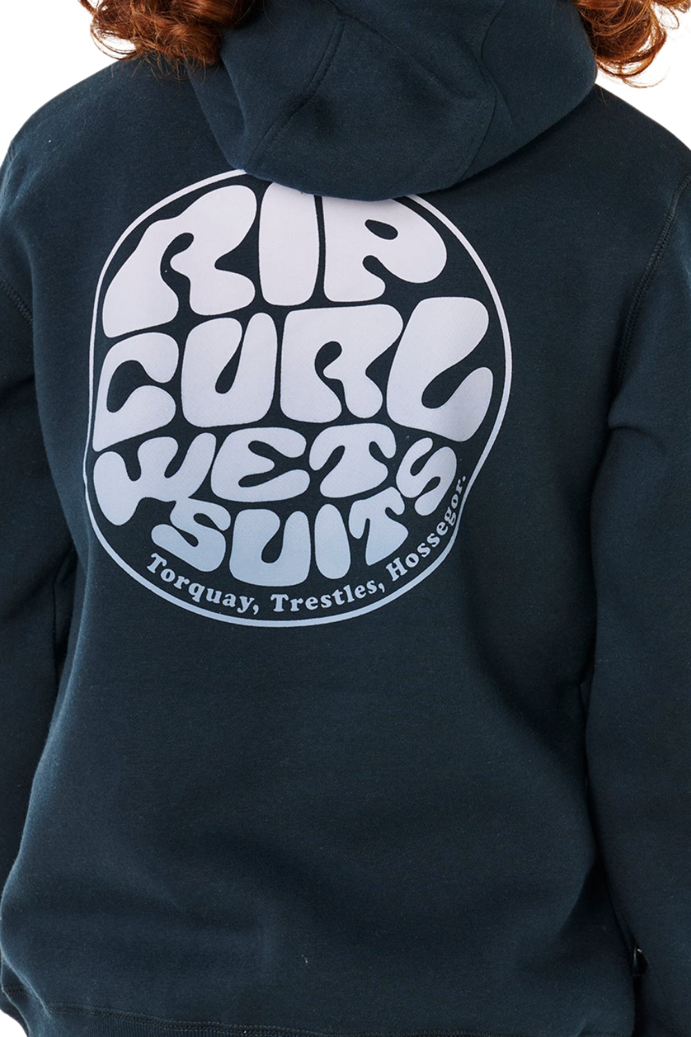Rip Curl Wetsuit Icon Kids Hoodie Navy/White