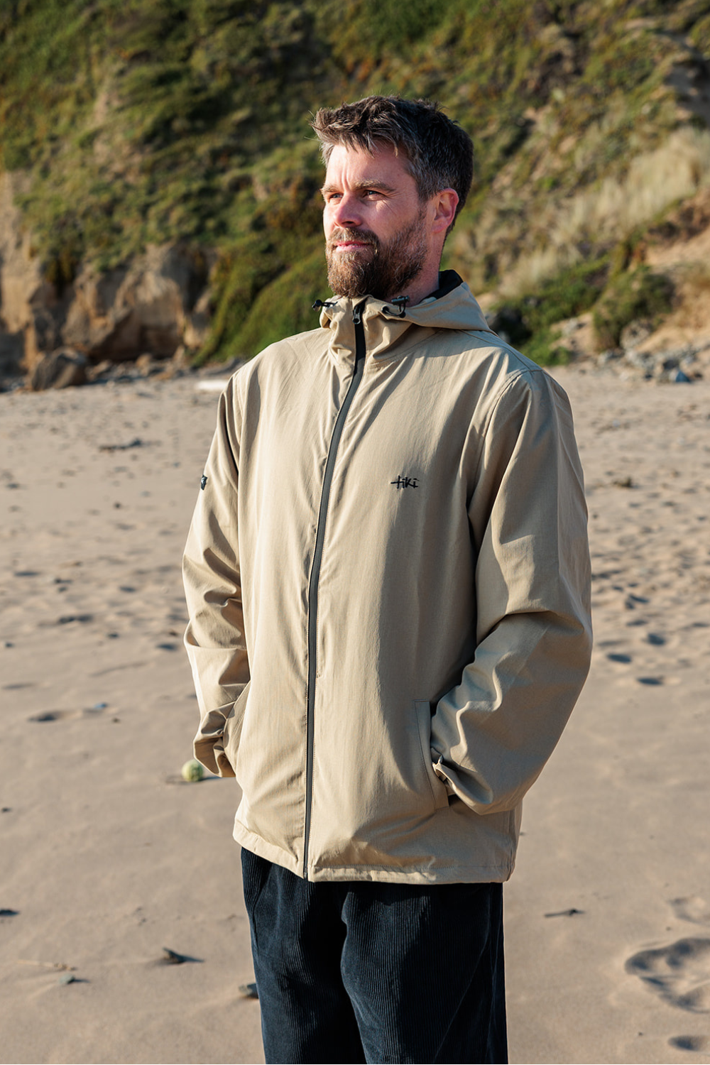 Tiki Storm Mens Jacket Camel