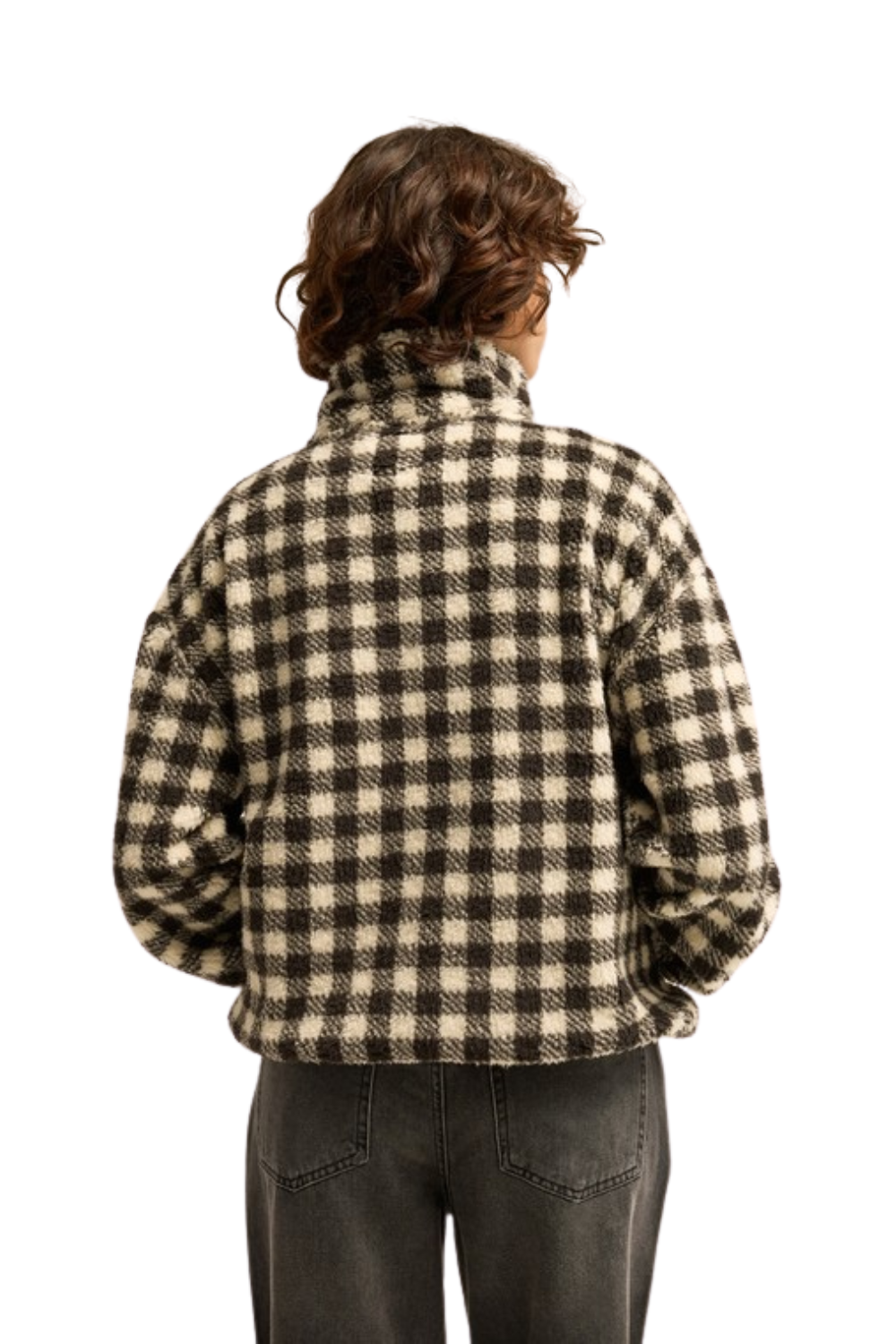 Billabong Time Off Womens Half Zip Fleece Black Sands