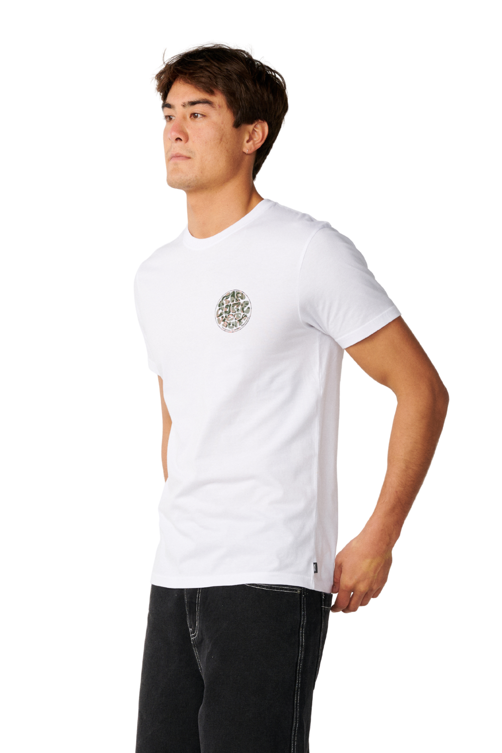 Rip Curl Wettie Passage Icon Mens T-Shirt White