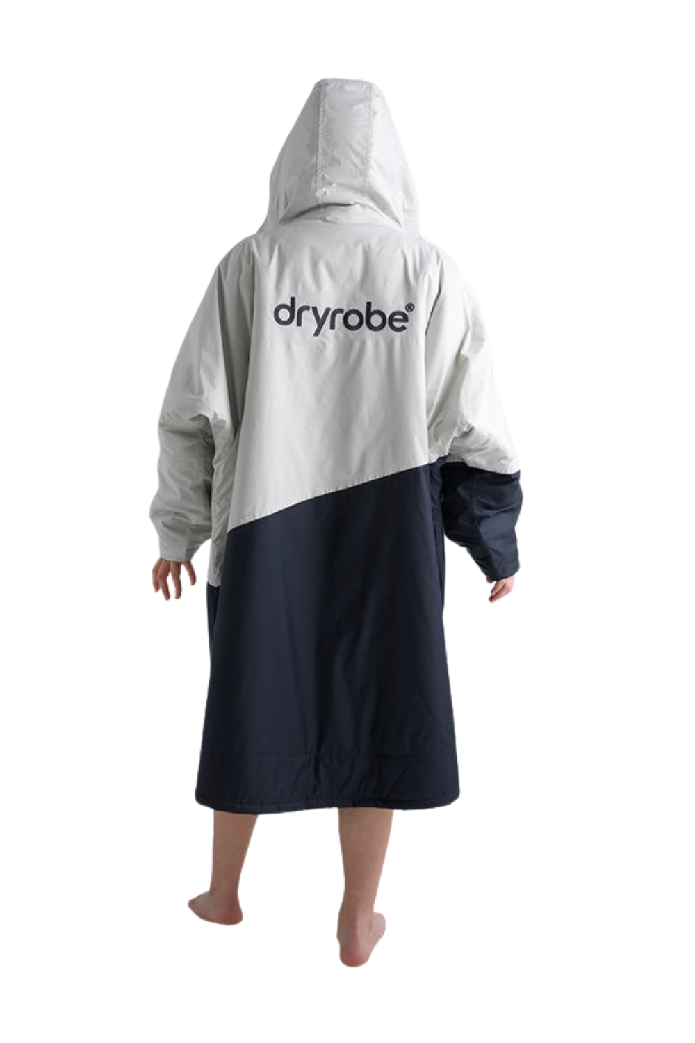 Dryrobe Advance Adults Long Sleeve Changing Robe Anthracite/Lime