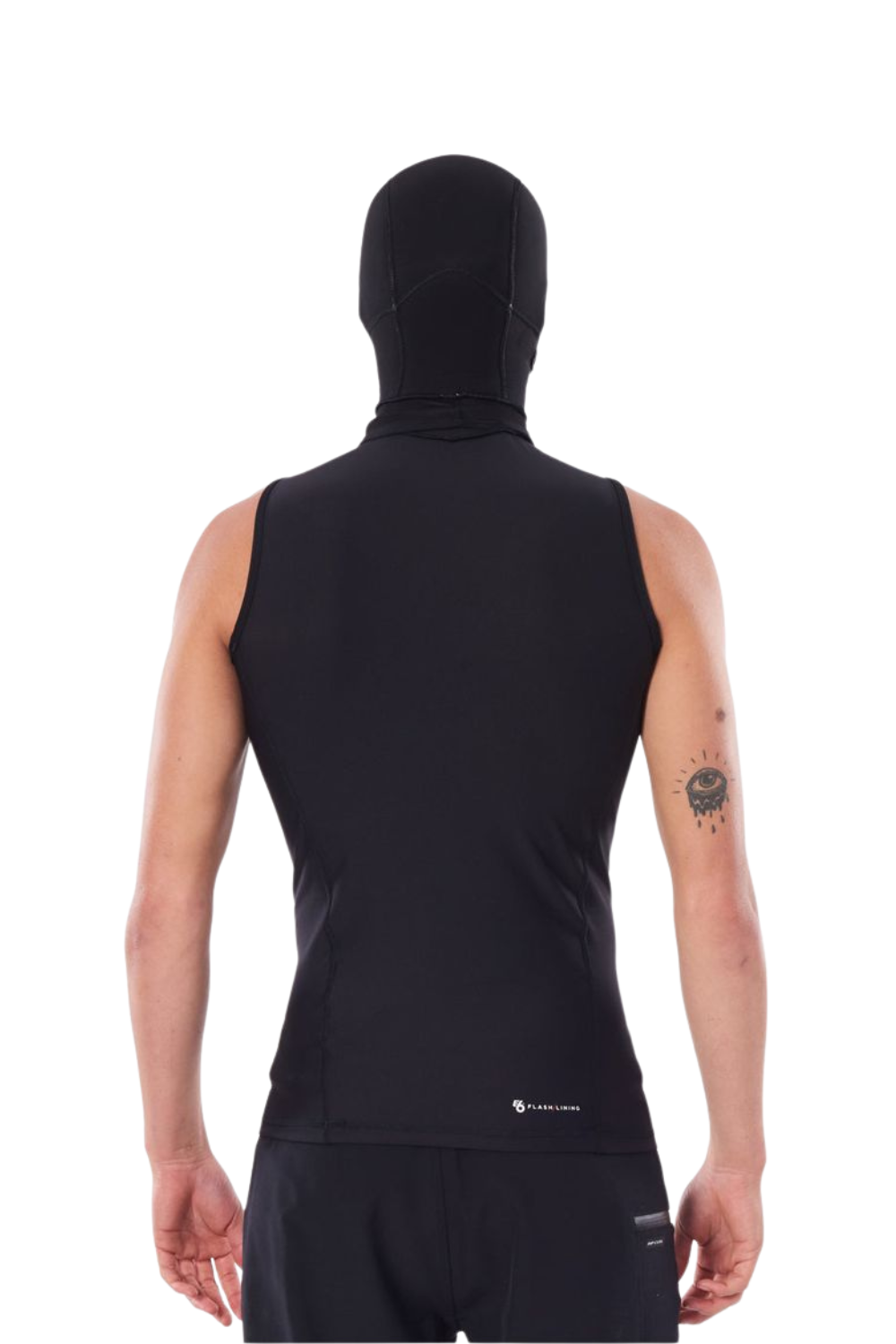 Rip Curl FlashBomb 0.5mm Mens Neoprene Hooded Wetsuit Vest Top Black