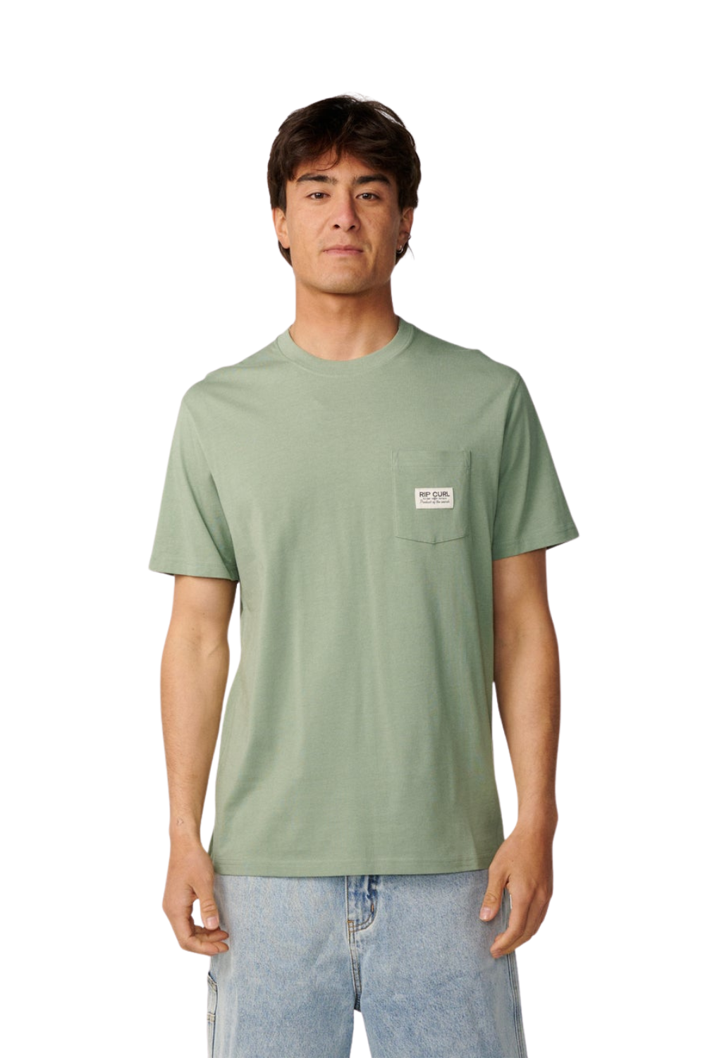 Rip Curl Pacific Rinse Mens Pocket T-Shirt Sage