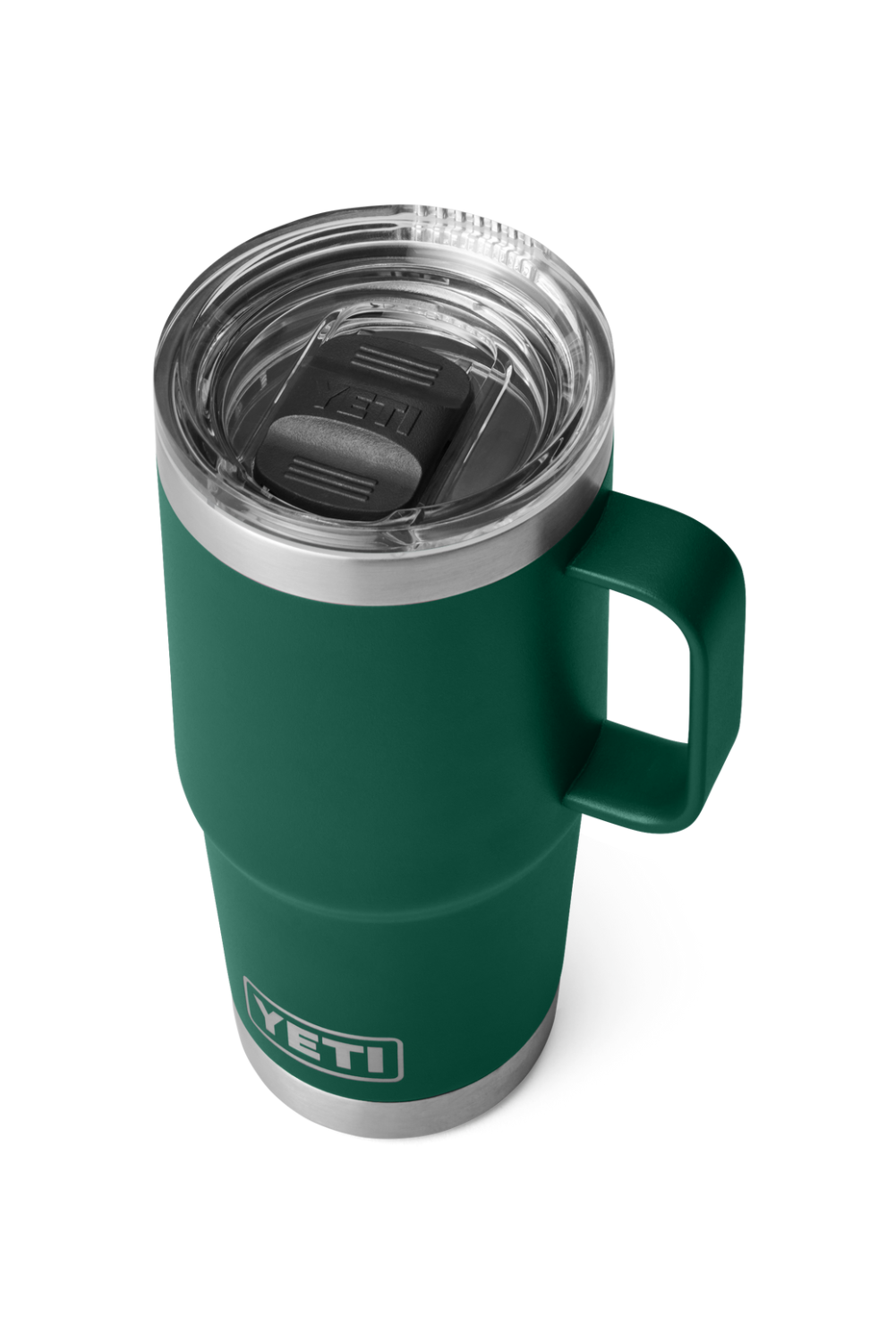 Yeti Rambler 20 Oz Travel Mug Black Forest Green