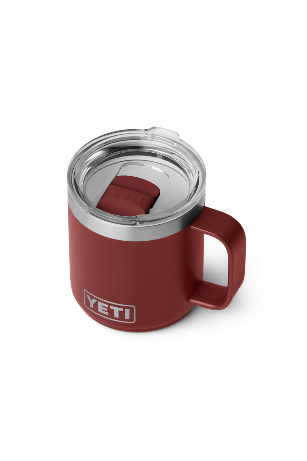 Yeti Rambler 10 Oz Stackable Mug With Ceramic Lining Stag Red