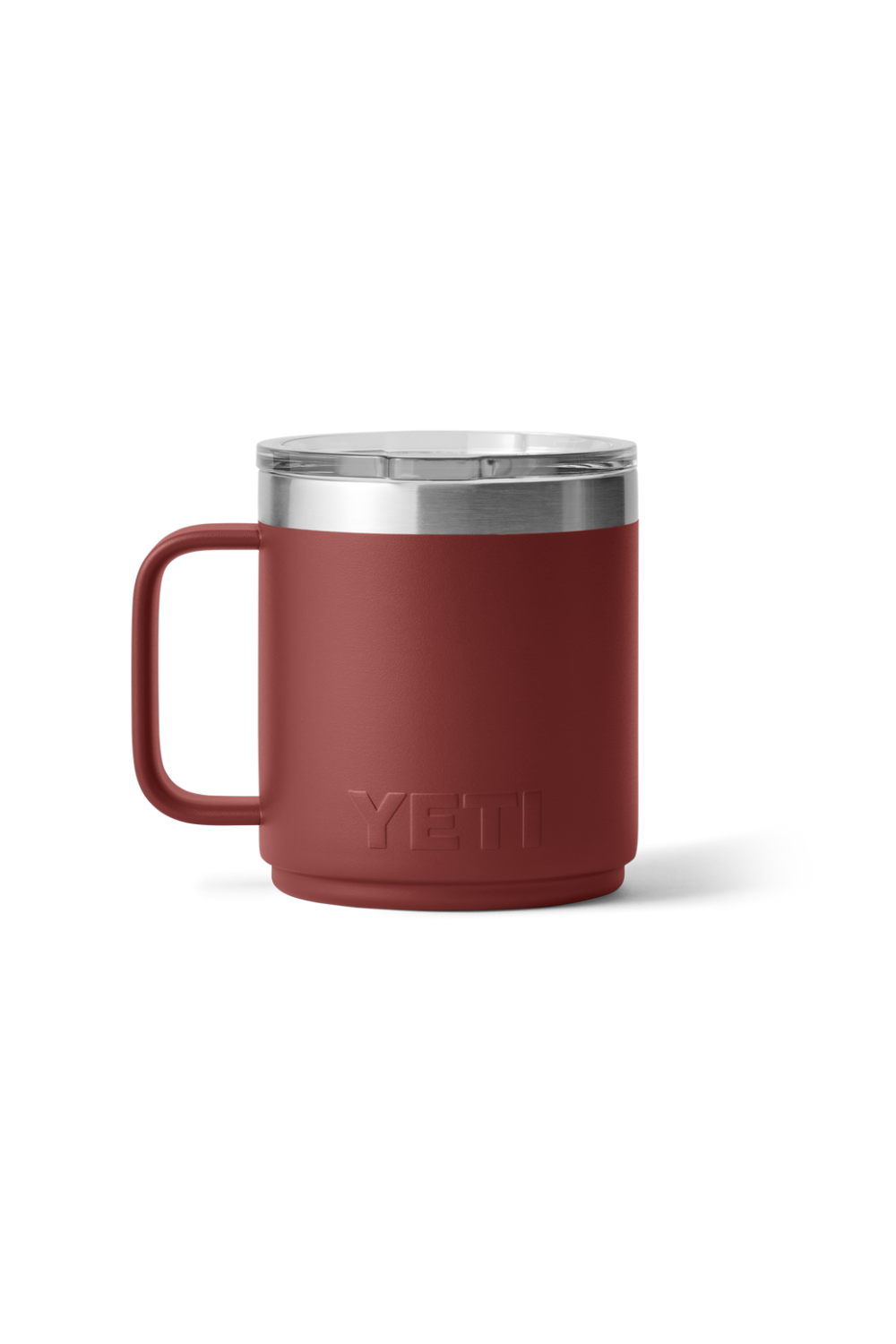 Yeti Rambler 10 Oz Stackable Mug With Ceramic Lining Stag Red