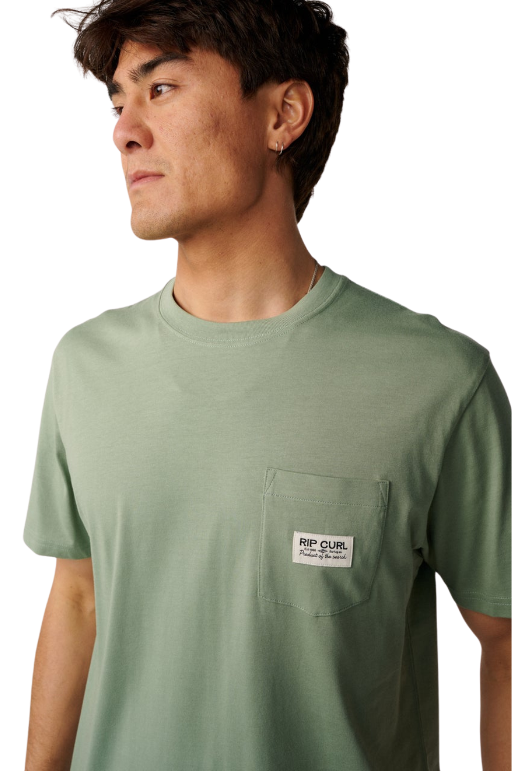 Rip Curl Pacific Rinse Mens Pocket T-Shirt Sage
