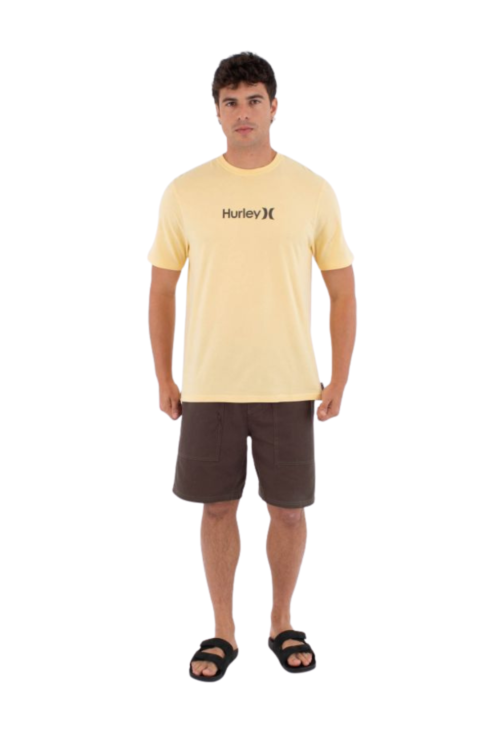 Hurley Printing Press One & Only Mens T-Shirt Eggshell