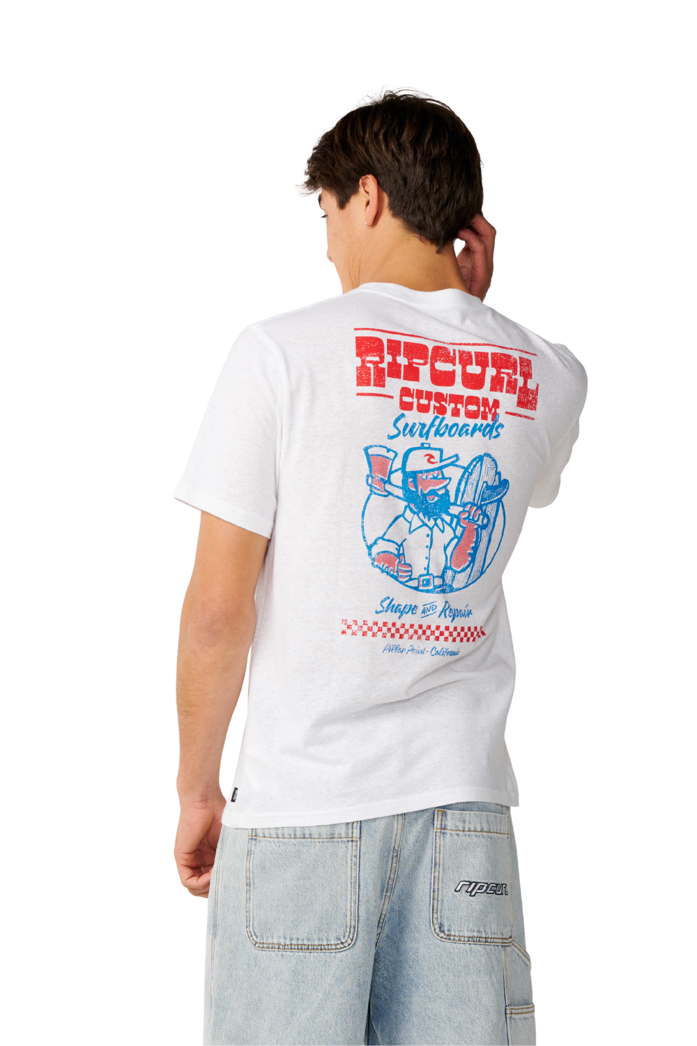 Rip Curl Shaper Address Mens T-Shirt White