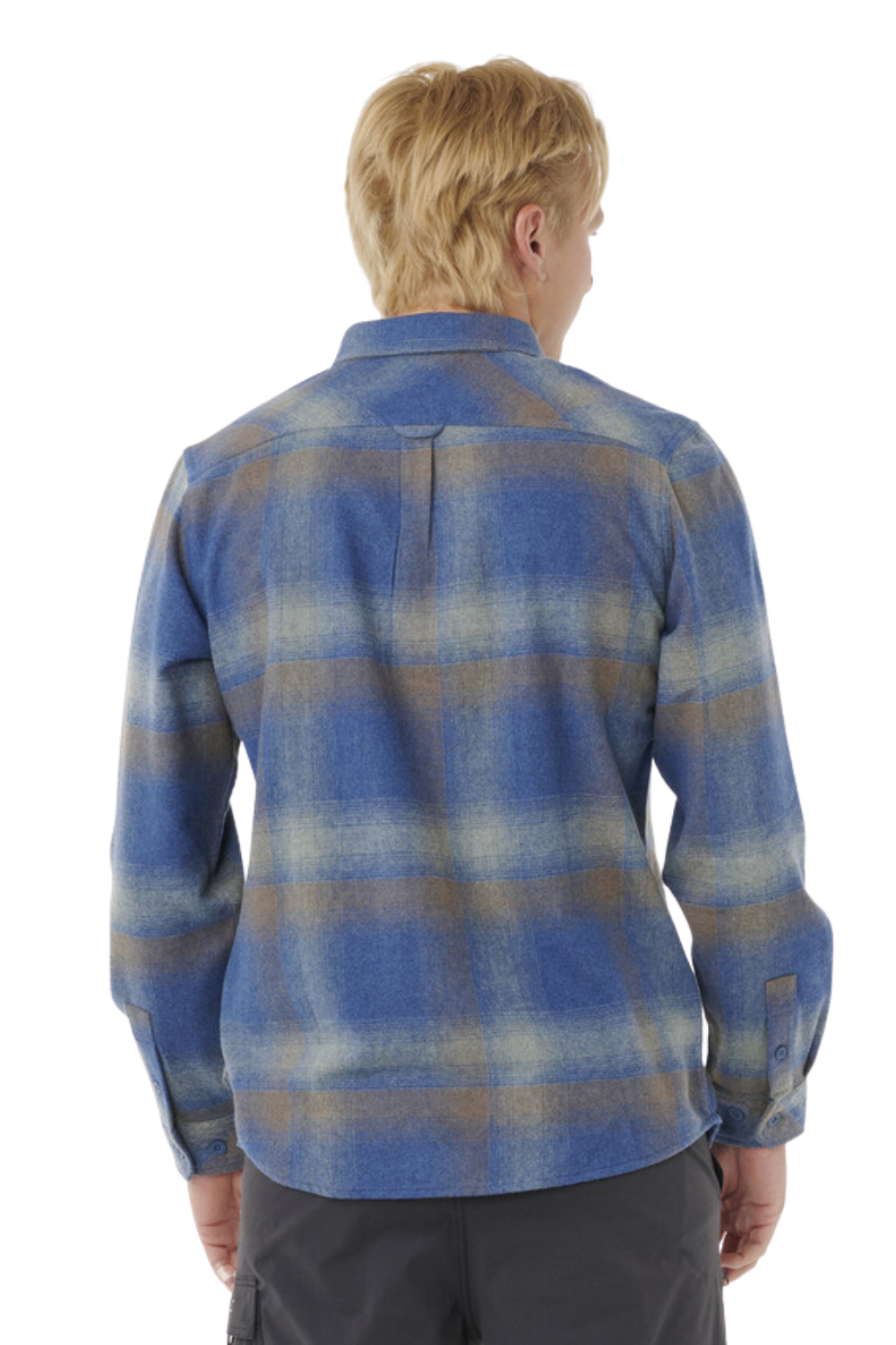 Rip Curl Search Wool Flannel Shirt Light Navy