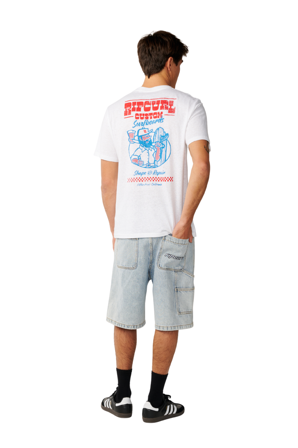 Rip Curl Shaper Address Mens T-Shirt White
