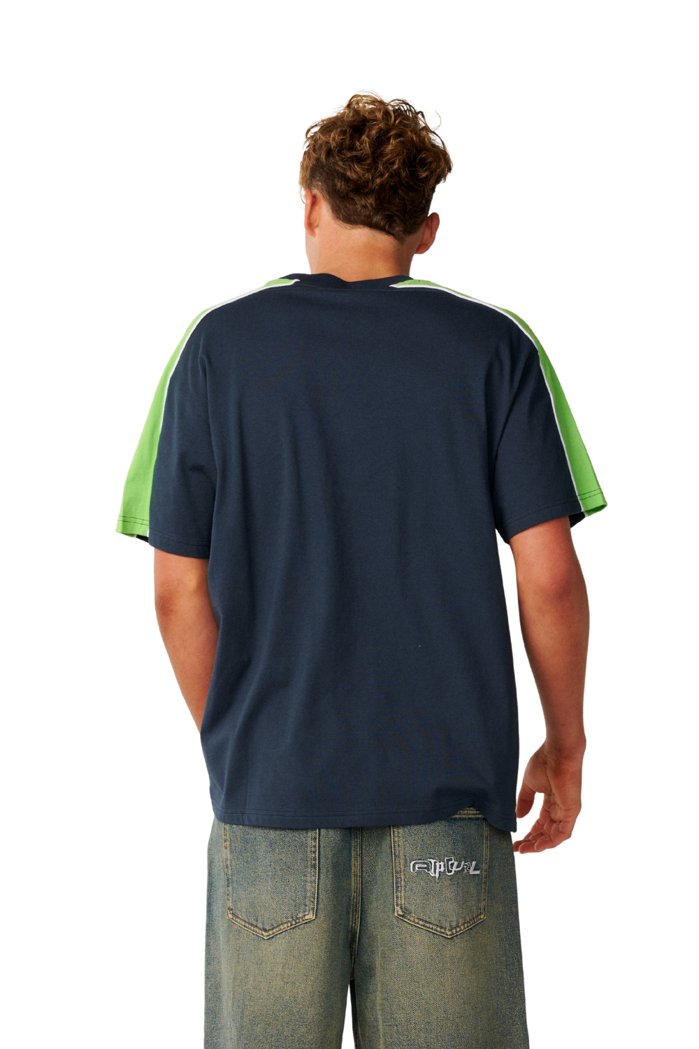 Rip Curl Archive Up Top Panel Mens T-Shirt Dark Navy