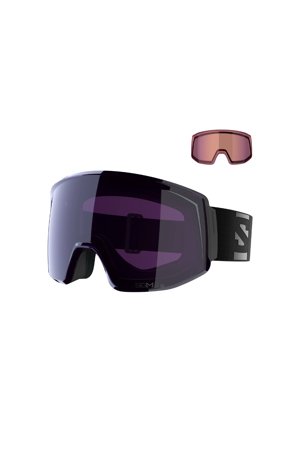 Salomon Skarn Prime Sigma Photochromic Ski Goggles With Extra Lens Black