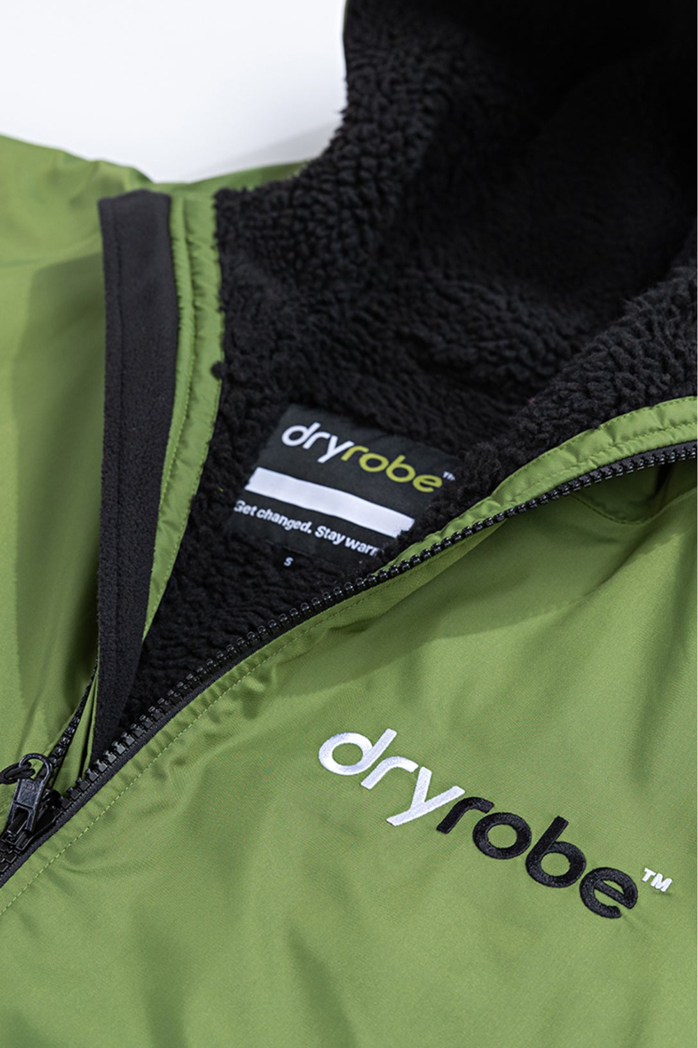 Dryrobe Advance Long Sleeve Changing Robe Forest Green/Black