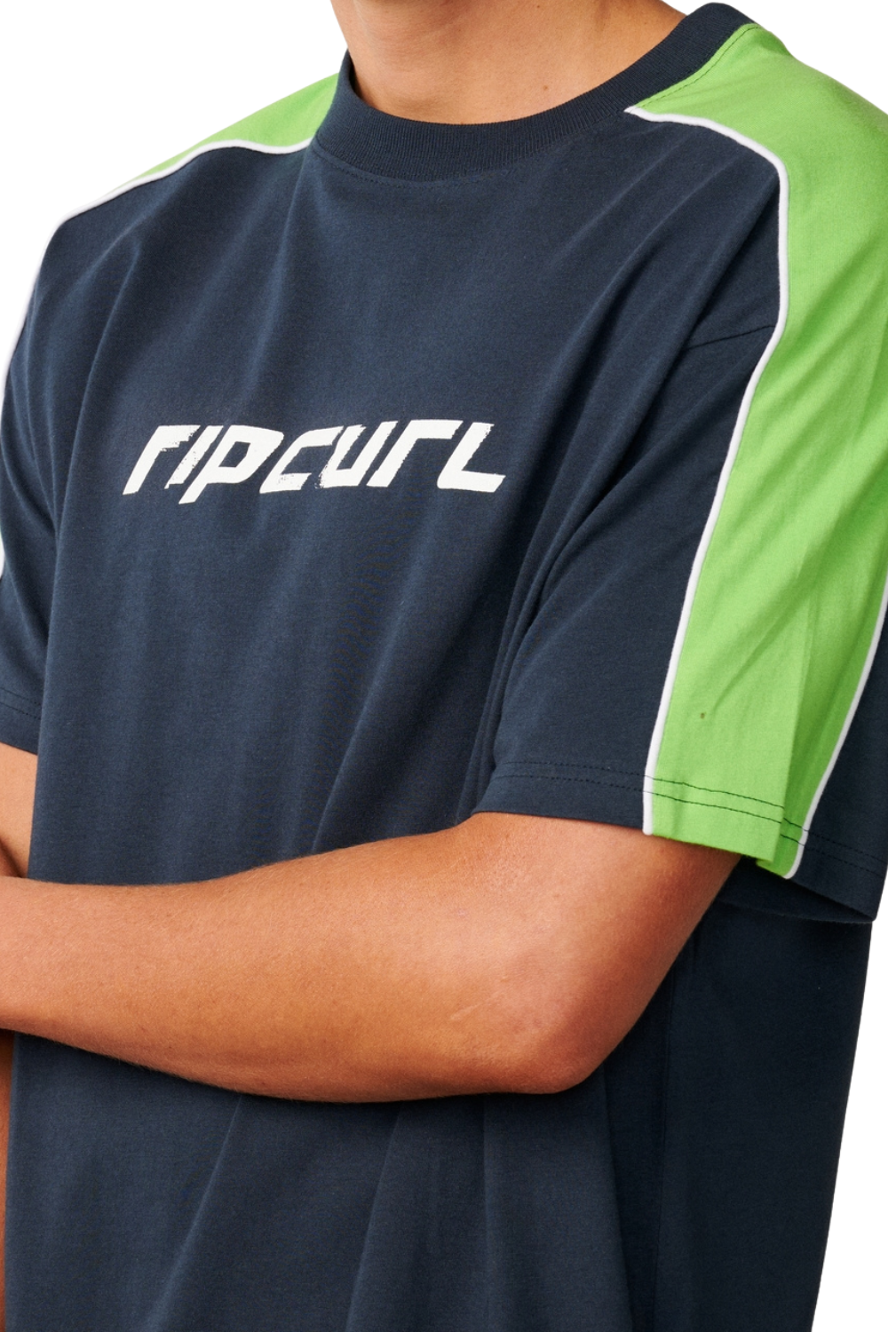 Rip Curl Archive Up Top Panel Mens T-Shirt Dark Navy