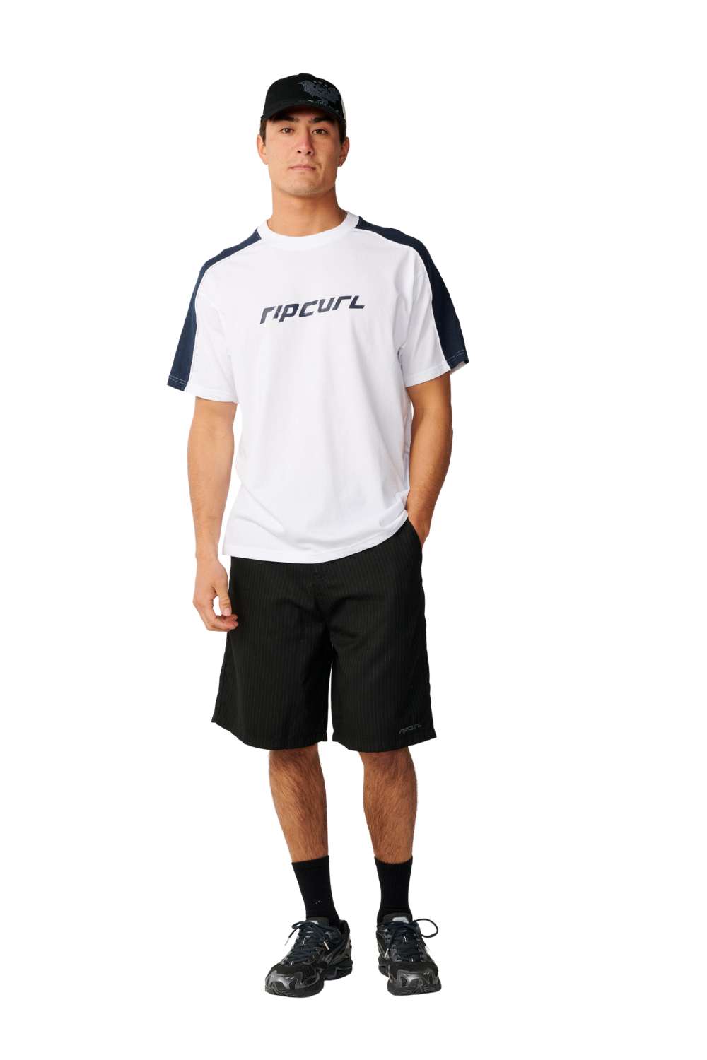 Rip Curl Archive Up Top Panel Mens T-Shirt White