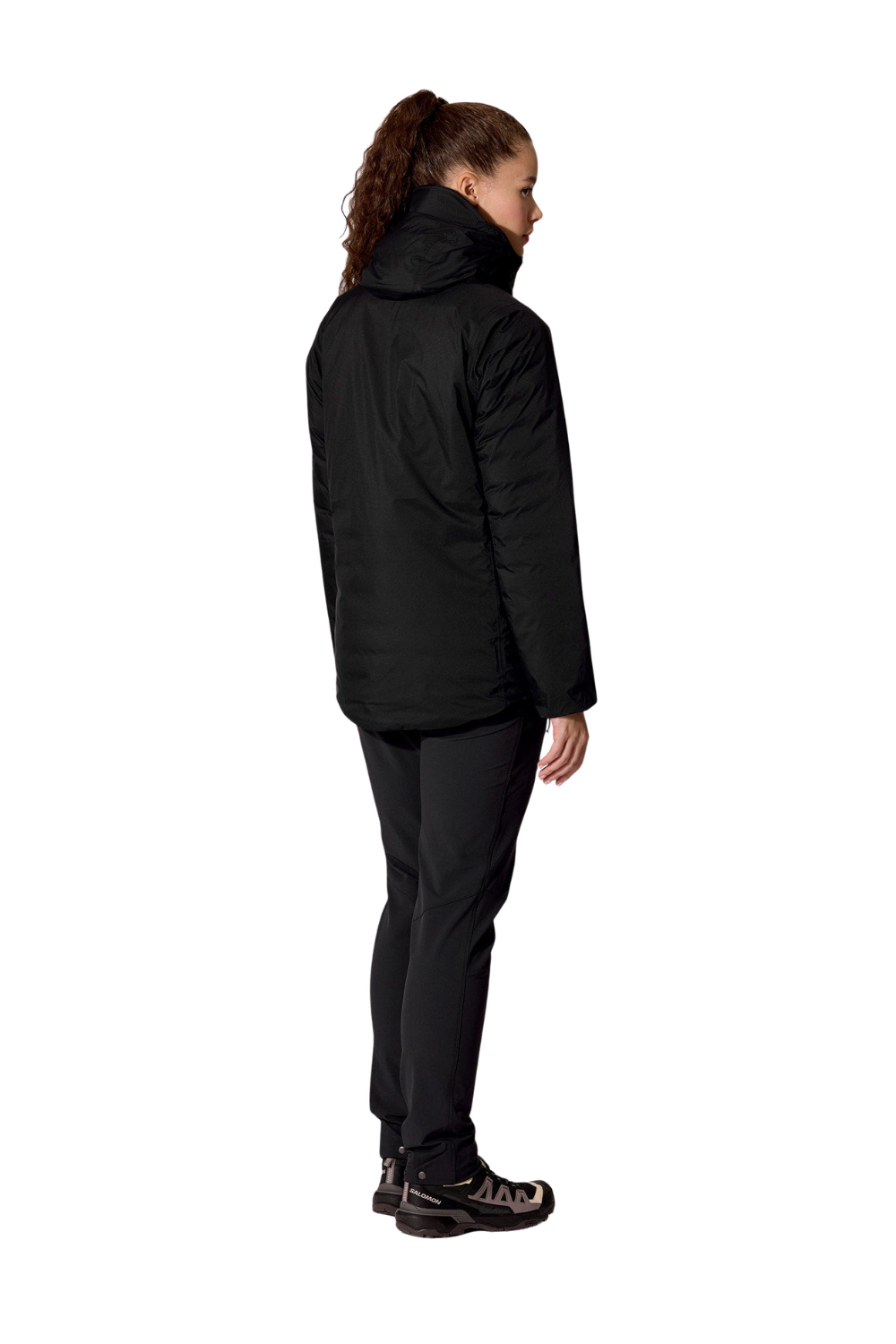Rab Microlight Shield Womens Waterproof Down Jacket Black